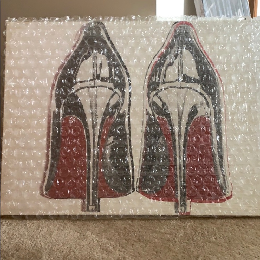 Oliver Gal “Louboutins” canvas print